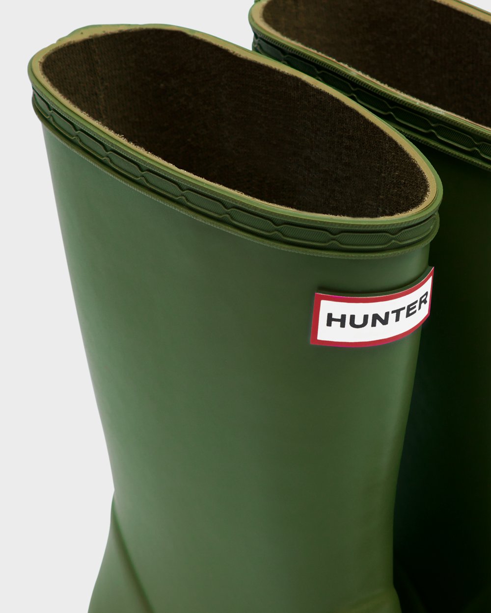 Botas De Agua Hunter Niños Original First Classic - Verde - Argentina 4527BTMCX